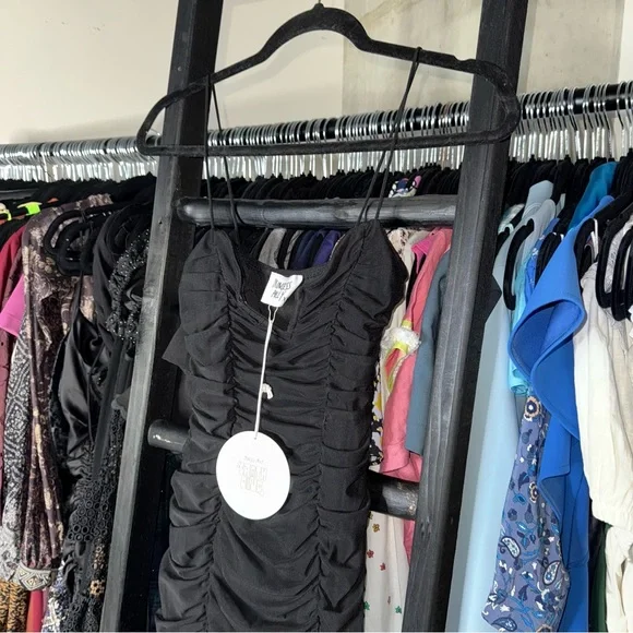 Princess Polly I Want You Mini Dress in Black - Picture 7 of 14